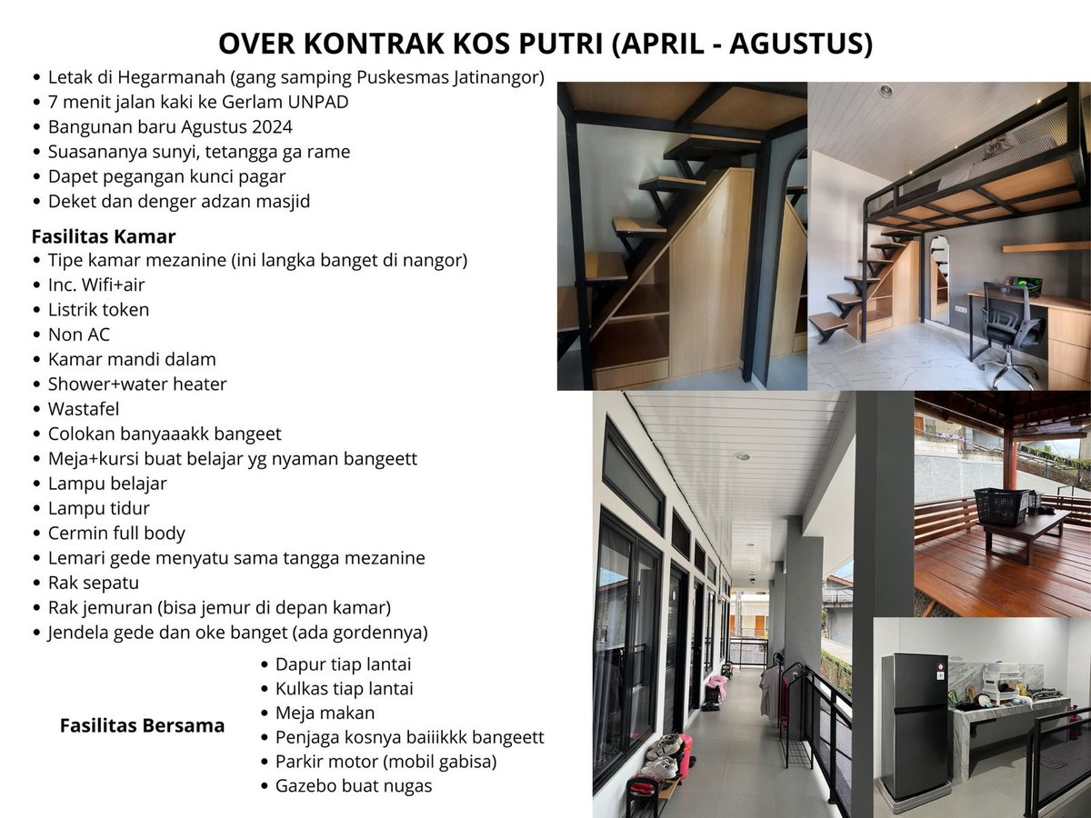 kekezL's tweet photo. @DraftAnakITB Halo nak UNPAD ITB Jatinangor yang butuh kos-kosan Putri. Ini adikku mau over kontrak kos karena akan praktek di Bandung. Kalau mau tanyaa-tanya boleh DM ya. Thanks 🖤 https://t.co/MpU4z39Zfu