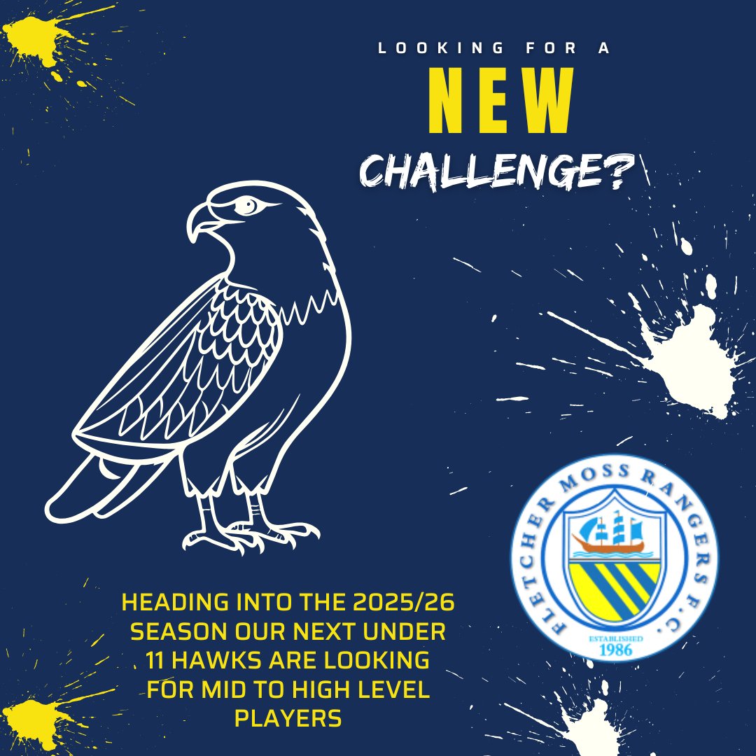 Parents..is your child U11 in the coming season?

Our Hawks need you 🎯

Drop us a message to be connected to coach 📲