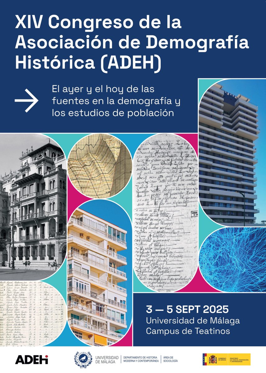 PacoHidalg's tweet image. ❗️❗️XIV Congreso de la @ADEH_demografia 
📥CFP hasta el 25 de abril
📅3-5 septiembre de 2025
📍Málaga
🔗adeh.org/untitled-page-…