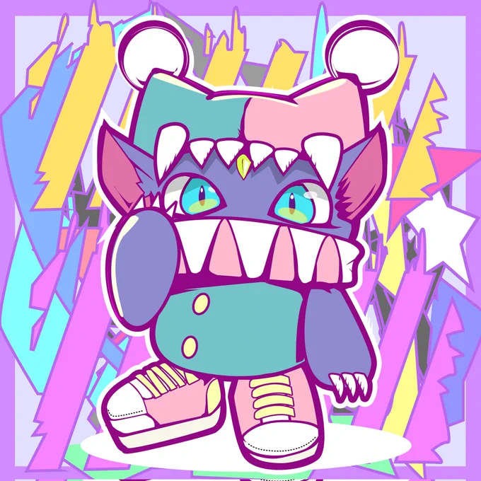 可愛かったので、描いちゃいました#道化師コブ 