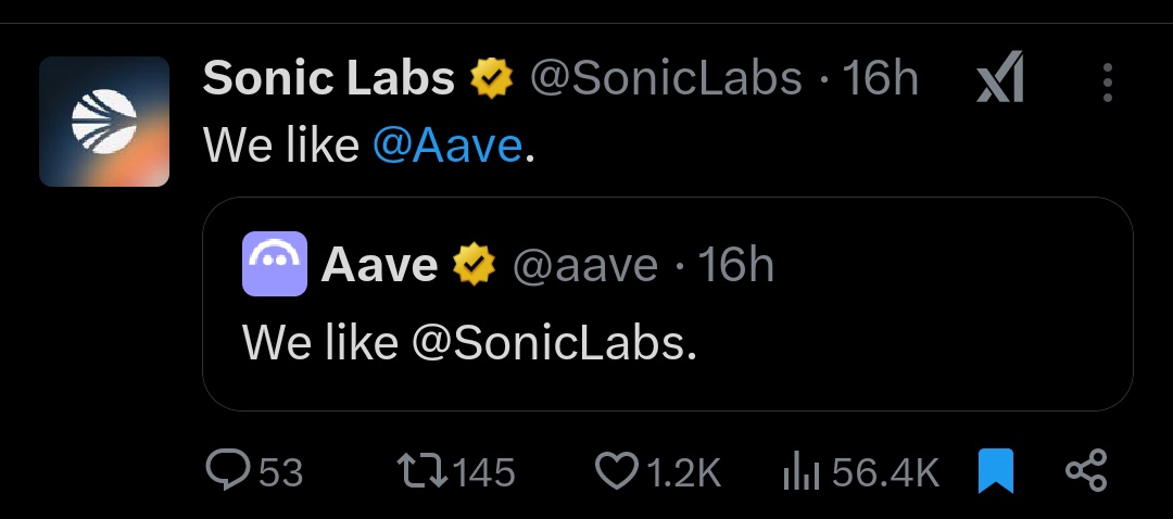 0xMasakin's tweet photo. I know it's been a Buzz lately of how @SonicLabs fast, affordable, and drumming loud with action—oh, and it’s currently a steal at just $0.51 a pop ( $0.6 this morning tho 🌚). 

That’s right, Sonic, trading under the slick ticker $S, is down about 50% from its January peak of $1. But don’t let that dip fool you—this isn’t some washed-up has-been. Sonic’s got the goods to make your head spin, and it’s gearing up for a comeback that could leave other Layer 1s eating its dust. 

First off, Sonic’s price tag might be modest right now, but its potential is anything but. With a fully diluted valuation (FDV) of around $1.6 billion, it’s one of the cheapest Layer 1 blockchains out there that isn’t just hot air. For the uninitiated, FDV is like the total “what if” value if every single token was out in the wild. A lot of projects play games with low circulating supply and sky-high FDVs, making them look pricier than they deserve. Not Sonic—all its tokens are unlocked, no shady tricks here. What you see is what you get, and at this price, it’s like finding a Ferrari at a garage sale😅 I should tell my old Dev this 😂😂

Now, let’s talk history—Sonic’s been a big deal before. Back in 2021, when it was still rocking the Fantom name, I actually learnt about them from @NobleIrons7de (Based Chad FTM maxi back then)

So, it hit a jaw-dropping $8 billion in total value locked (TVL). That’s the amount of money people have stashed in its ecosystem, a sign of trust and activity. After a rebrand to Sonic, it’s clawing its way back up, already boasting a cool $1.8 billion in TVL. That’s not just a flicker of life—it’s a full-on resurgence. People are pouring in, and the numbers don’t lie.

What’s fueling this comeback? For starters, the big dogs are showing up. AAVE, one of the kings of decentralized finance (DeFi), just integrated with Sonic, bringing $200 million in TVL along for the ride. And that’s just the beginning—experts are betting it’ll grow like wildfire. Why? Because Sonic’s got some of the juiciest stablecoin yields around. If you’re into parking your crypto somewhere safe and watching it earn, Sonic’s like a five-star resort for your USDC or USDT. High returns, low drama—sign me up!

But it’s not just about the yields. Sonic’s got pedigree. The mastermind behind it, Andre Cronje  ( @AndreCronjeTech ), is a legend in the developer world. This guy doesn’t mess around—he builds stuff that works, and the community knows it. Speaking of community, Sonic’s got a fanbase that’s ride-or-die. These folks don’t just hodl; they live and breathe this chain. It’s not some ghost town of speculators—it’s a thriving hub where real people are doing real things.

Here’s where it gets even spicier: Sonic’s dropping 200 million $S tokens through airdrops all the way into 2025. That’s about $110 million worth of free goodies at today’s prices, sprinkled across users who actually engage with the chain. This isn’t a “dump and run” scheme—it’s a genius move to spark activity. Farmers are flocking in, DeFi degens are grinding, and the result? Sonic’s buzzing with life. Some are even calling it the best chain for DeFi right now, neck-and-neck with Berachain. That’s high praise in a crowded field.

So, why should you care? 
a blockchain with a proven track record, a bargain-bin price, and a rocket strapped to its back. Sonic’s not just another Layer 1—it’s a contender with speed (we’re talking 10,000+ transactions per second), a sexy $S ticker, and a community that’s all in. Sure, it’s down from its January high, but that’s your chance to snag a deal before the crowd catches on. With AAVE pumping in cash, yields drawing in stablecoin lovers, and airdrops keeping the party going, Sonic’s not just interesting—it’s downright irresistible. Keep your eyes on this one. 

https://t.co/q4KRXSAd9v
