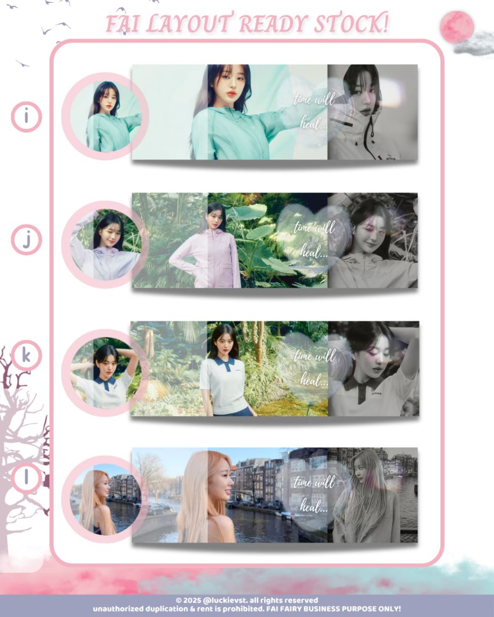 luckievst's tweet image. [CLEARANCE SALE]

help repost? thank you before ~
hai fai jual semua layout ready stock rs di bawah ini dengan harga 4OOO / each! 100% hasil penjualan akan didonasikan untuk charity!

periode penjualan sampai akhir bulan ini atau sampai aktivisnya tutup donasi #zonauang