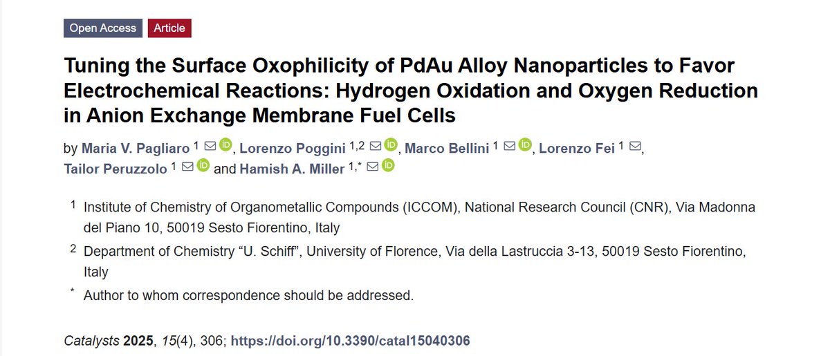 Fresh_project22's tweet photo. ✨ We’re excited to announce the publication of our latest #researcharticle:

‘’Tuning the Surface Oxophilicity of PdAu Alloy Nanoparticles to Favor #ElectrochemicalReactions: #HydrogenOxidation and #OxygenReduction in #AnionExchangeMembraneFuelCells". https://t.co/EeDVH5XYNX