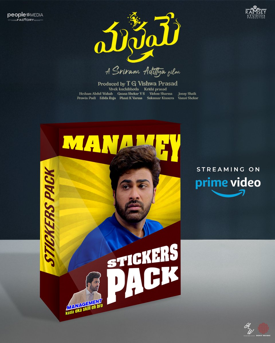People Media Factory (@peoplemediafcy) on Twitter photo Not every conversation needs words sometimes, a perfect sticker says it all! 😆
Spice up your chats with #Manamey stickers! Download now & add them to your WhatsApp!.
🔗 bit.ly/ManameyStickers
#ManameyOnPrimeVideo
▶️ bit.ly/ManameyPrime
<a href="/ImSharwanand/">Sharwanand</a> Not every conversation needs words sometimes, a perfect sticker says it all! 😆
Spice up your chats with #Manamey stickers! Download now & add them to your WhatsApp!.
🔗 bit.ly/ManameyStickers
#ManameyOnPrimeVideo
▶️ bit.ly/ManameyPrime
<a href="/ImSharwanand/">Sharwanand</a>