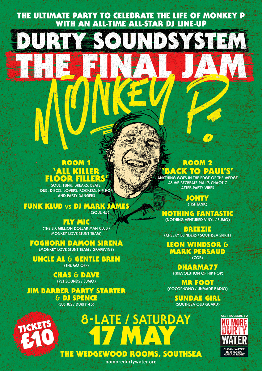 N_M_D_W's tweet photo. The all-time all-star DJ line-up announced for the final ride of the Durty Soundsystem, proceeds to @nomoredurtywater. Tickets here: https://t.co/JJbZ1LLUtH https://t.co/tqlZomiR4l