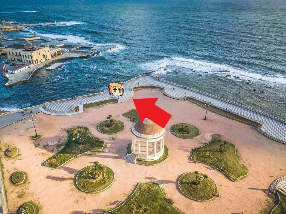 Why the hell is Saber in Terrazza Mascagni (Livorno, Italy)?