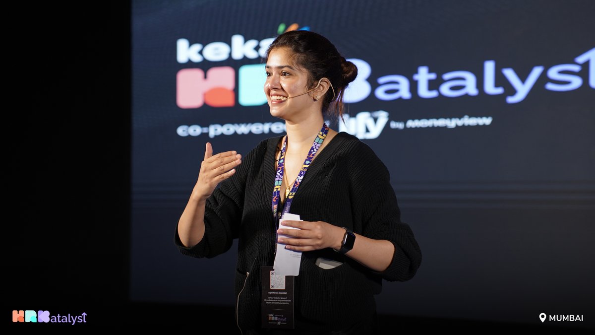 HR_Katalyst's tweet image. Mumbai, you were on fire! 🔥

HR Katalyst Mumbai Chapter was all about bold ideas, expert insights &amp;amp; hands-on learning. From CEO Talks to an interactive Quiz—every session delivered!

Huge thanks to all the HR leaders who joined us. Swipe through the highlights! 📸✨

#HR #Keka