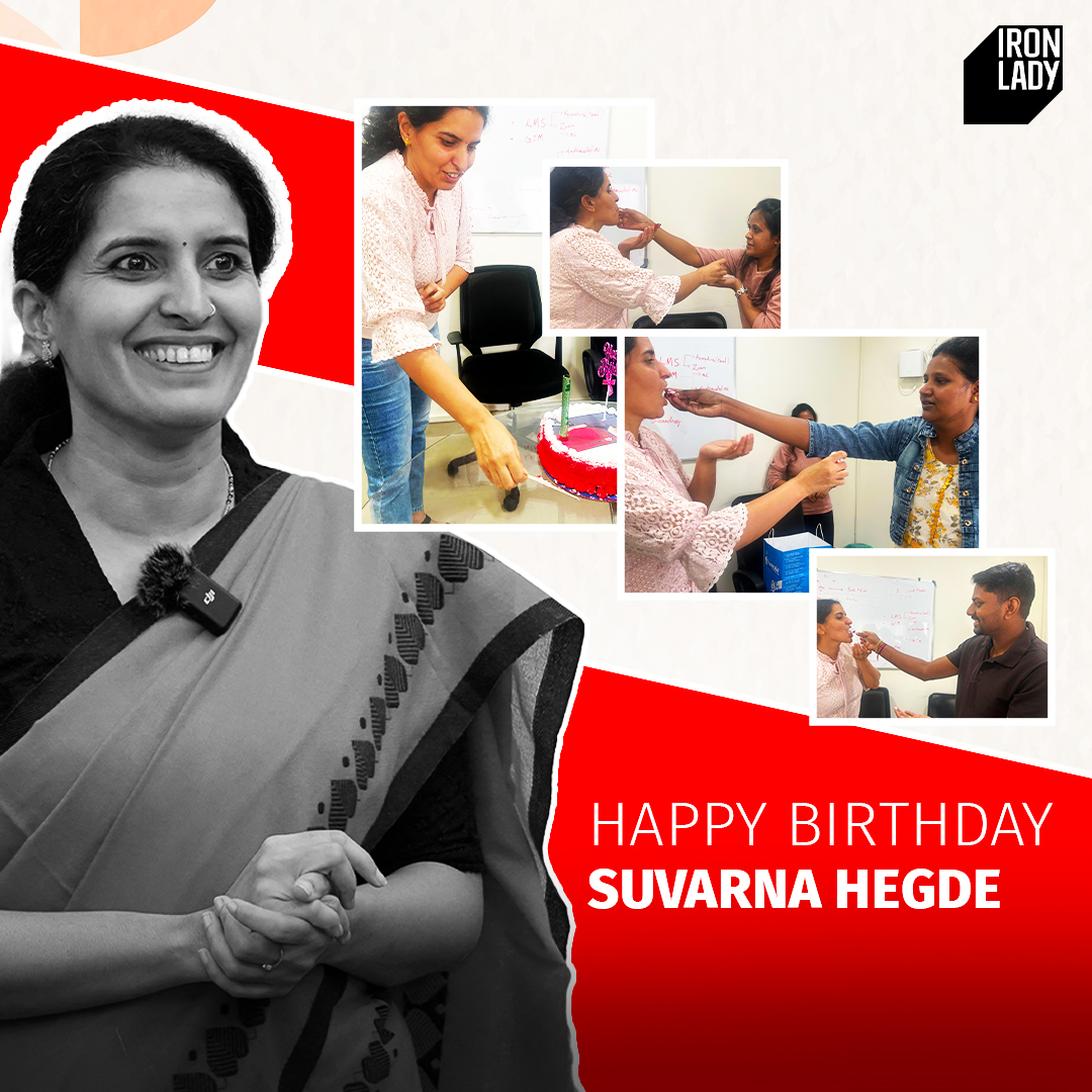 Happy Birthday to our fearless leader, Suvarna Hegde! 🥳

Your vision and drive to empower women inspire us every day.

Here’s to more success, strength &amp; impact! 💥

Drop your wishes below 👇 

#HappyBirthday #SuvarnaHegde #IronLady
