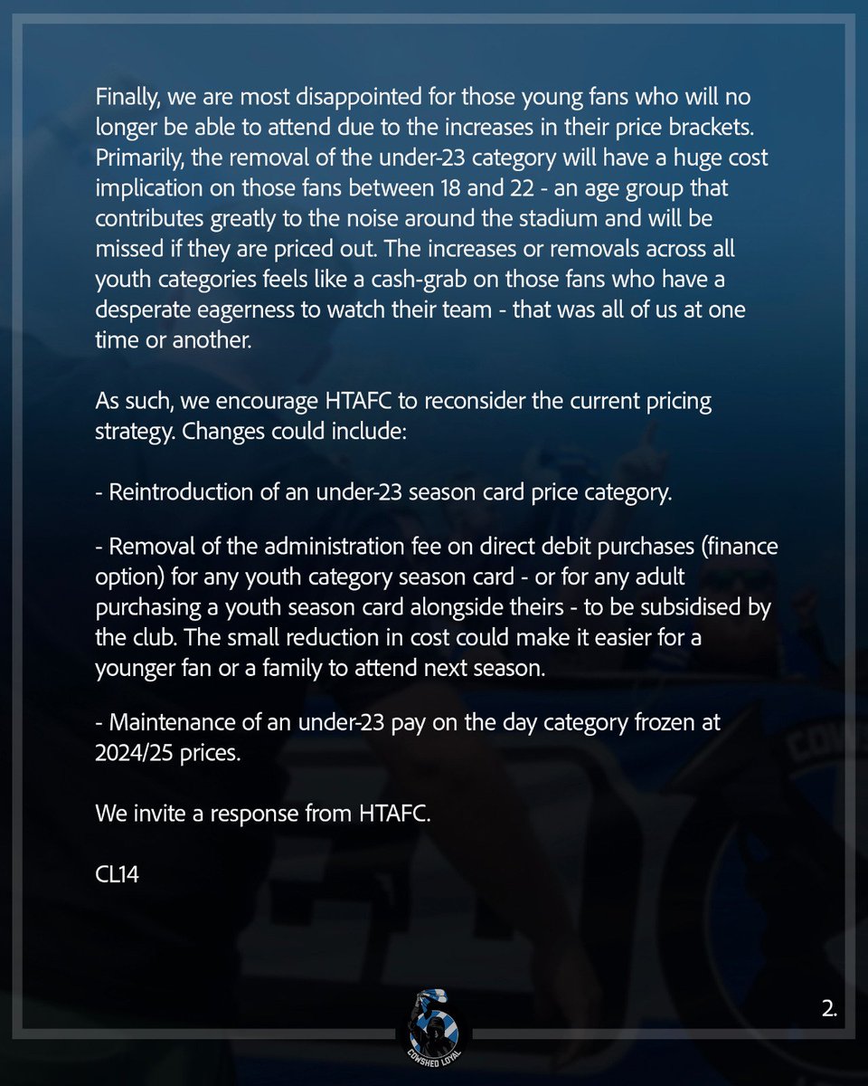 CowshedLoyal's tweet image. #htafc @htafc