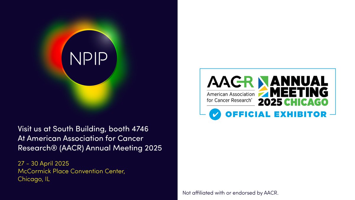 We are looking forward to attending the American Association for Cancer Research® (AACR) Annual Meeting 2025, in Chicago next month. Visit us at South Building, booth  4746.

Event details: 
📆 27 – 30 April
📍 South Hall A, McCormick Convention Center, Chicago 

#AACR25

<a href="/AACR/">AACR</a>
