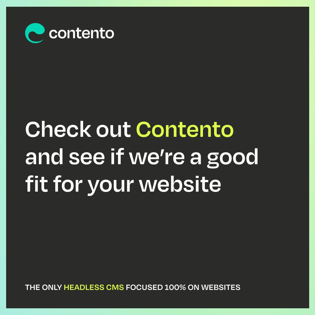 contento_io's tweet photo. Check out Contento to see if we're a good fit for your next project
https://t.co/1WCI6MhI9y https://t.co/j2zFa4T5v7