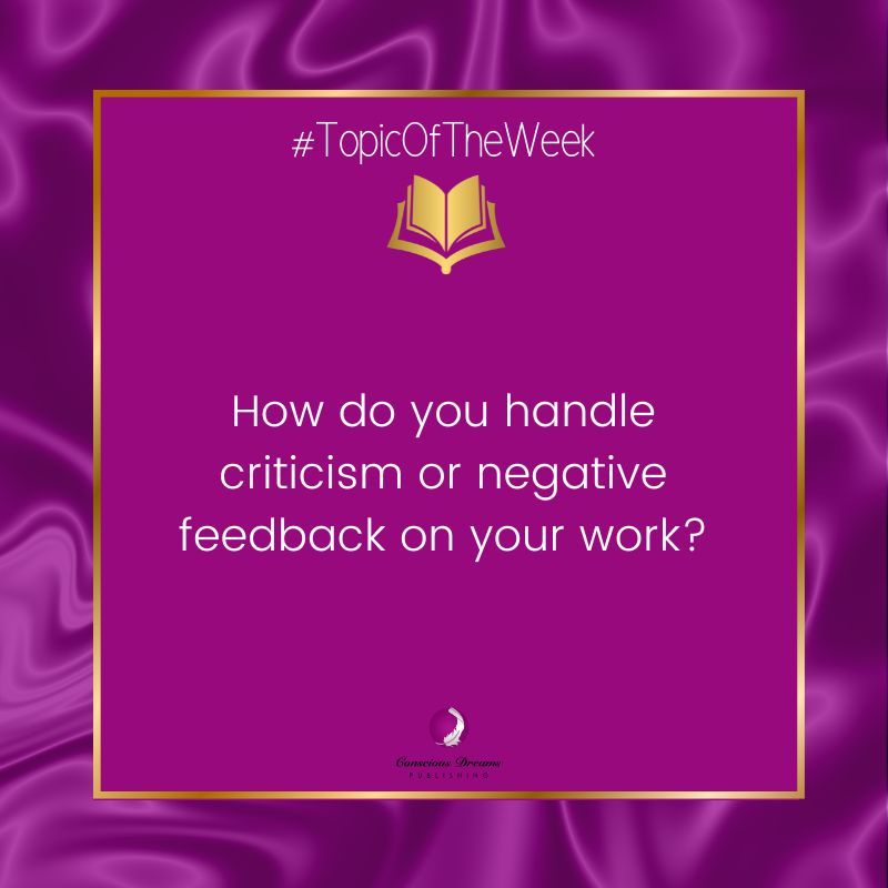 DreamsConscious's tweet image. Feedback can be hard to take. How do you deal with it?
#tuesdaytopic