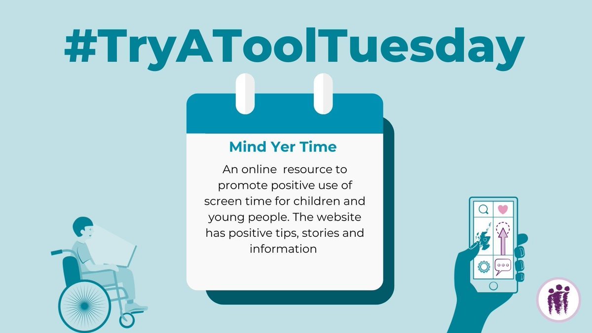The ALLIANCE (@alliancescot) on Twitter photo This #TryAToolTuesday we are highlighting Mind Yer Time, a co-designed online resource to promote positive use of screen time for children and young people. The website has positive tips, stories and information. <a href="/Creative_Voices/">Children's Parliament</a>
Find out more: buff.ly/uEx08zA This #TryAToolTuesday we are highlighting Mind Yer Time, a co-designed online resource to promote positive use of screen time for children and young people. The website has positive tips, stories and information. <a href="/Creative_Voices/">Children's Parliament</a>
Find out more: buff.ly/uEx08zA