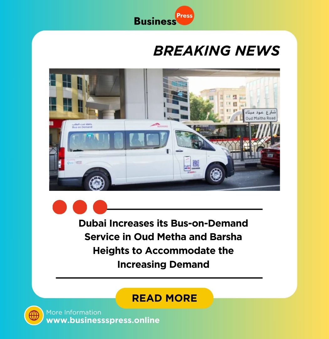 businesspresss's tweet image. Dubai&apos;s RTA expands Bus-On-Demand service to Oud Metha &amp;amp; Barsha Heights! Convenient, affordable &amp;amp; efficient transportation for all

Read more: businesspress.online/dubai-increase…

#DubaiTransport #BusOnDemand #RTA