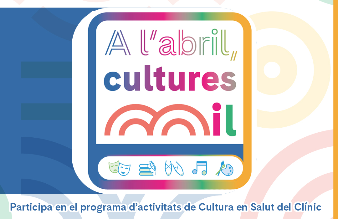 🎭 El #CLÍNIC dedica tot el mes d’abril a la #cultura amb concerts, exposicions, presentacions de llibres i conferències sobre l'impacte de les arts en la #salut

Consulta el programa, hi ha més de 4⃣0⃣ activitats a totes les seus de l’hospital!

clinicbarcelona.org/ca/asistencia/…