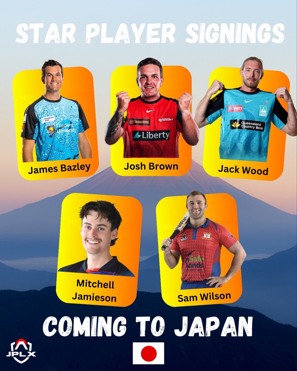 CricketJapan's tweet photo. The first ever Japan Premier League player draft will start in 90 minutes and will feature five star players from Australia!

Follow live here. https://t.co/9aruaCSMg4