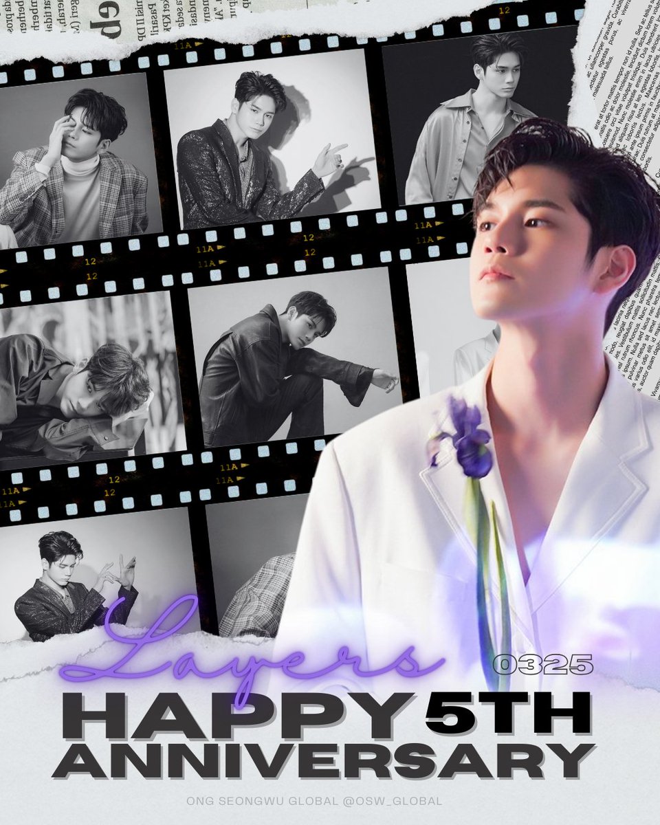 OSW_GLOBAL's tweet photo. [Celebration]

Happy 5th Anniversary to Seongwu's first mini album, Layers! 

This mini album marked his solo debut which featured six tracks including the main single 'Gravity'. 

#ONGSEONGWU #옹성우
#LAYERS5thAnniversary #옹성우_GRAVITY_5TH주년 https://t.co/vSxjHQz9j5