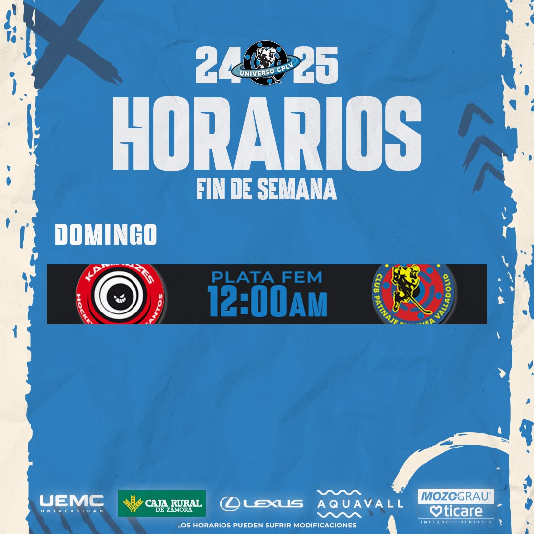 🛣️ ¡RECTA FINAL!
————————————
📆 29/03/2025
⏰ 10:00, 16:00 #platafem
⏰ 18:00 @cplvpanteras
⏰ 19:30 #cajaruralcplv
⏰ 21:00 #cplvlexusuemc 

📆 30/03/2025
⏰ 10:00 #platafem