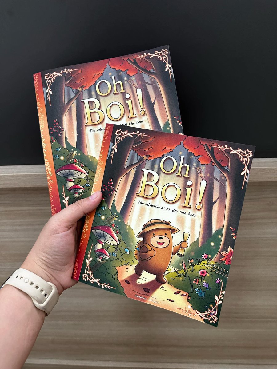 JMCrypto_'s tweet photo. Oh Boi! 🐻

-The Adventures of Boi the Bear

Children’s Story Book of @Boithebear 

Conceptualized, written, drawn, and illustrated by me. Spent almost 2 weeks. Im proud that Ive created this with love and imagination ❤️

Hope you guys like it @hakikiceo 

Who wants a copy? https://t.co/p02eReUfD0