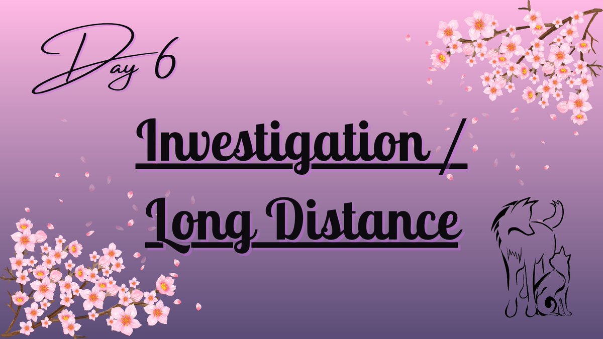 It's the sixth day of #langworthweek2025🌸! Our prompts for the day are investigation/long distance 🕵️‍♂️💻📱.
