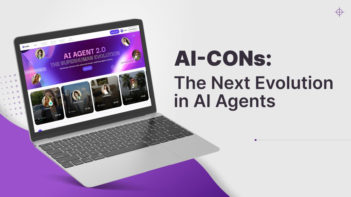 #AICONs as #FameAI's #AIAgent 2.0 🤖

Seamlessly integrating lifelike, functional AI Agents into daily life, and redefining human-AI interaction.

Stake $FMC to join the wishlist and experience the AI-CONs first-hand!
➡️ agent.getfame.ai/stake