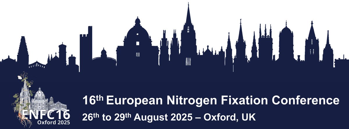 We are looking forward to hosting the next European Nitrogen Fixation Conference in Oxford. We have already announced our invited speakers and are now excited to receive your abstracts!

Keep an eye on our key dates:
🗓️ 30/04 Early bird registration
📝 01/05 Abstract submission