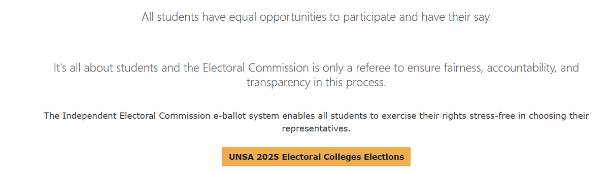 UNSA ELECTORAL COUNCIL (@councilunsa) on Twitter photo ⌛️⏳⌛️⏳ Countdown to the <a href="/uonbi/">University of Nairobi</a> #UNSA2025 Elections of Faculty and Campus Students Association Teams scheduled for Wednesday, March 26, 2025
#UoNstudentelections ⌛️⏳⌛️⏳ Countdown to the <a href="/uonbi/">University of Nairobi</a> #UNSA2025 Elections of Faculty and Campus Students Association Teams scheduled for Wednesday, March 26, 2025
#UoNstudentelections