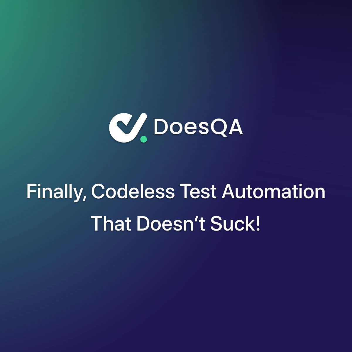 does_qa's tweet image. #TriggerWarning

For too long (and it keeps on happening now) - Vendors have been claiming more than they can provide. 

It's about time someone came along and changed that. 

No lies, no vendor lock-in, no limits. Quality as it should be.