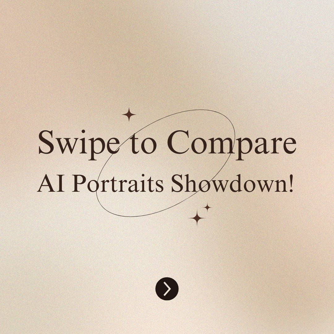 rusticai's tweet image. 💫Explore the power of Al in art! Swipe to see stunning portraits generated by different Al platforms, each with its own unique style 🔥 Which one stands out the most? #RusticAI #AIImages #AIGenerated #AIArt