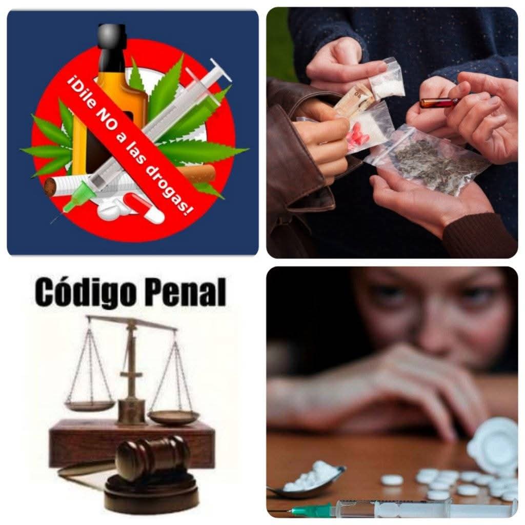 En pos de una #CubaSegura y con el convencimiento de que #ContraLasDrogasSeGana, el  Código Penal cubano prevé sanciones severas para los hechos de tráfico de drogas. 👉 Constituye una agravante, el empleo de menores de 1️⃣8️⃣ años en los mismos.
<a href="/Minjus_Cuba/">Ministerio de Justicia de la República de Cuba</a>