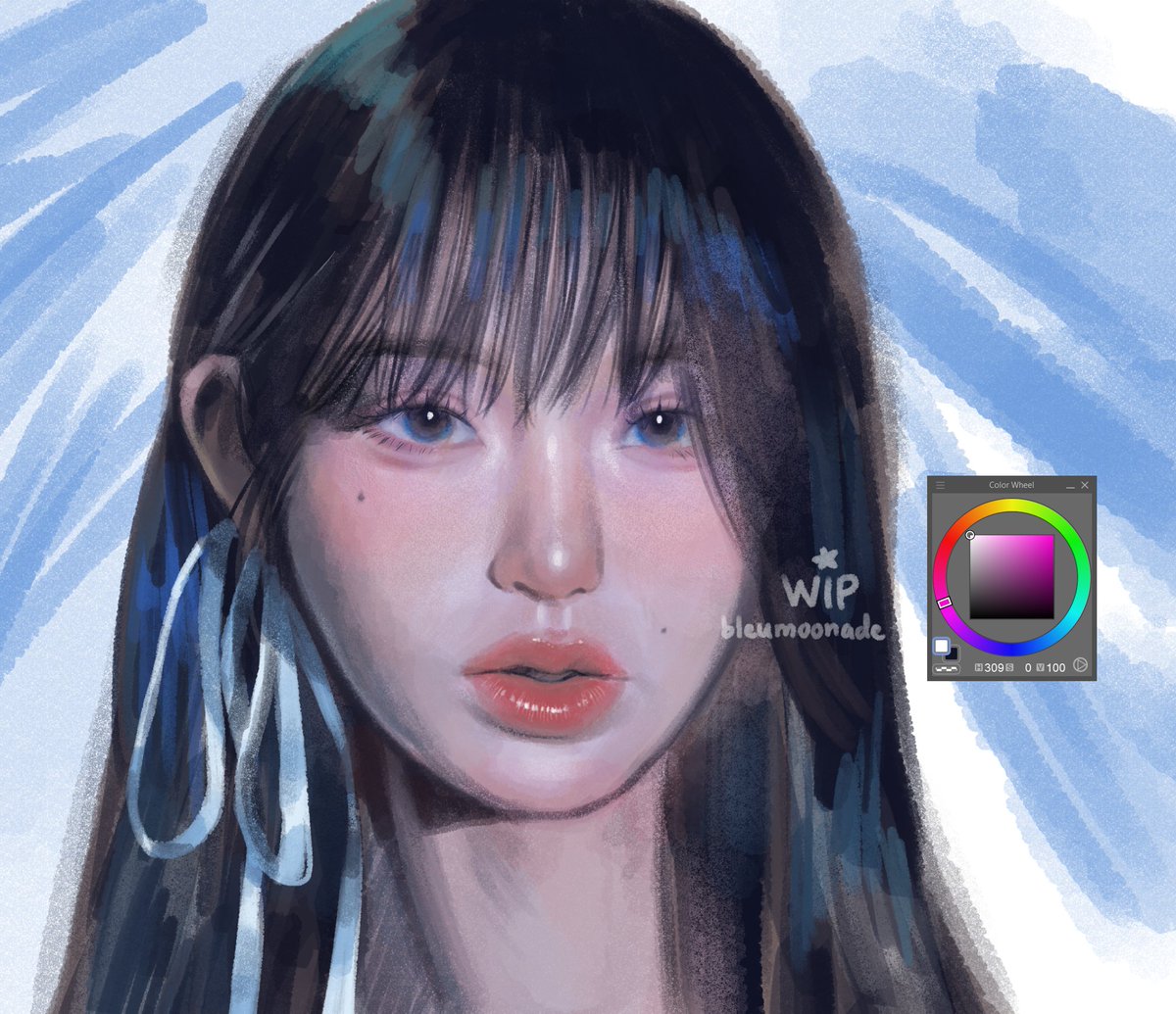 bleumoonade's tweet photo. segini dulu, masih wip ๐
#wonyoung #ive #rebelheart #faart #wip https://t.co/Rz4yVosi87