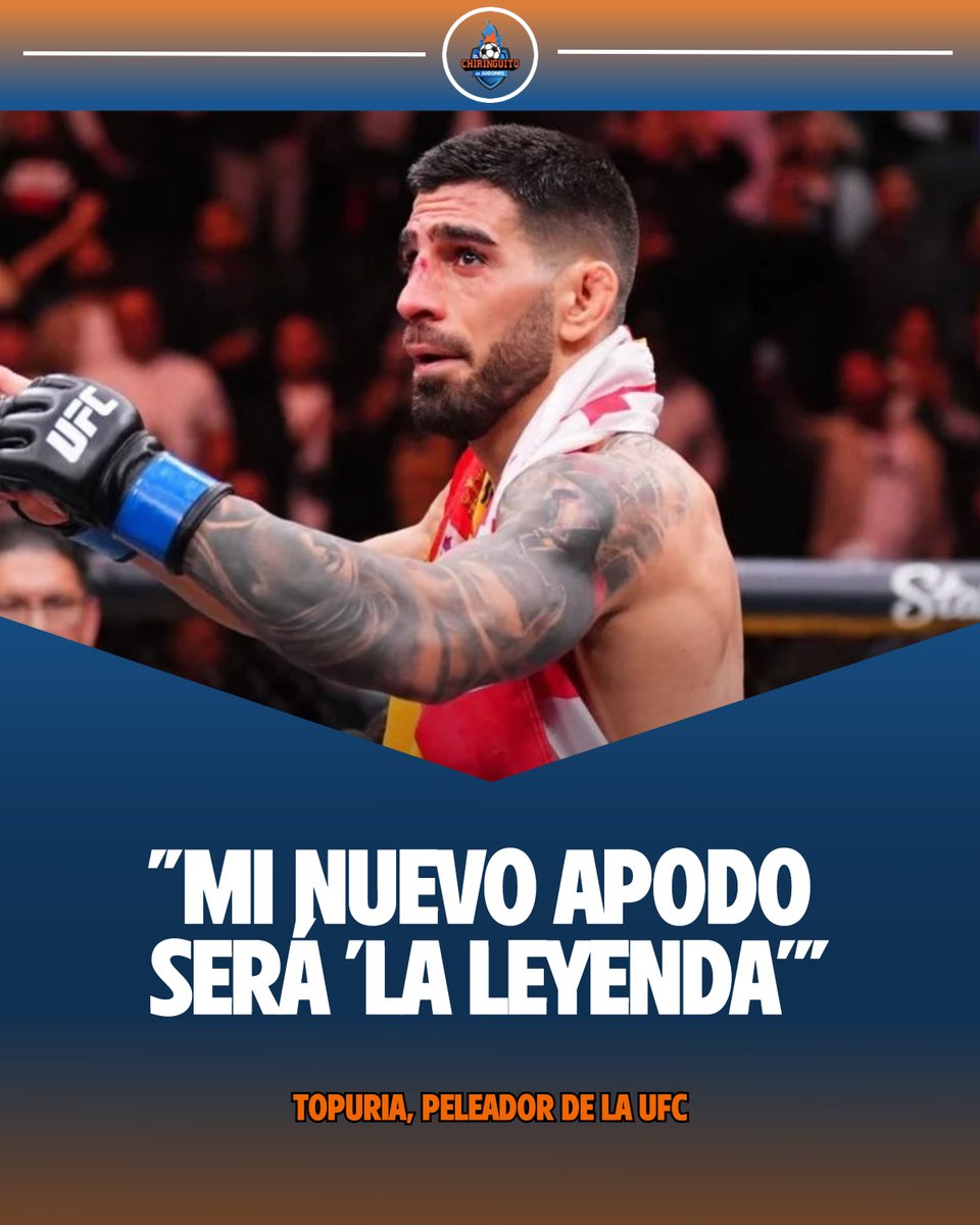 elchiringuitotv's tweet image. 👑 "LA LEYENDA".

🥊 Este será el nuevo APODO de TOPURIA para las próximas peleas.