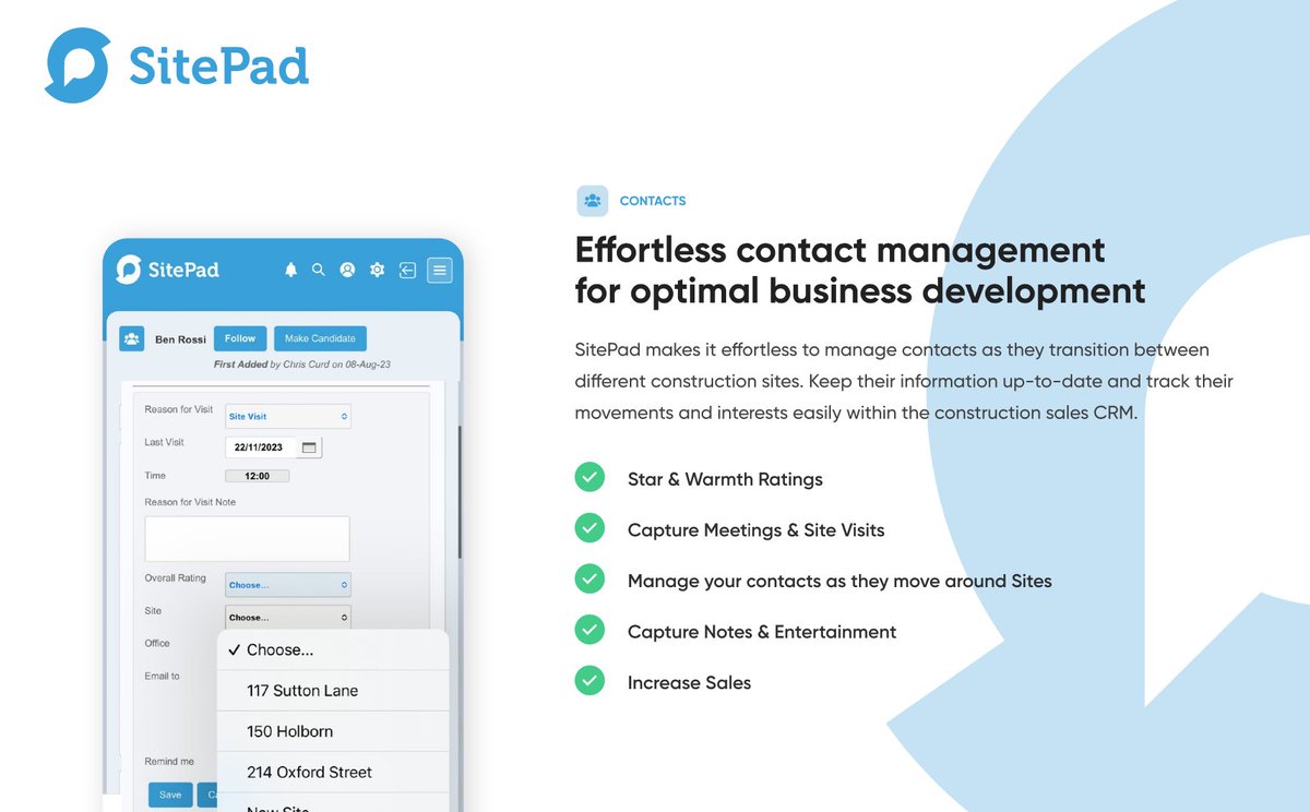 SitepadCRM tweet picture