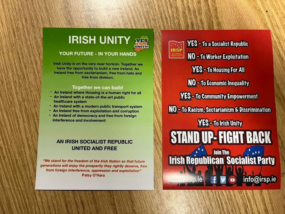 Irish Republican Socialist Party tweet media