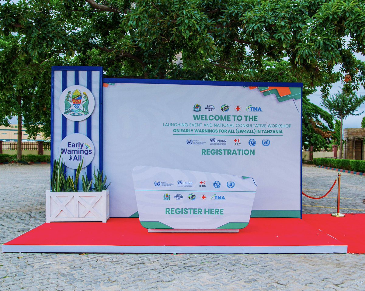 cornerstone_tz's tweet image. #ConferenceEvents

"Mamlaka ya Hali ya Hewa Tanzania" wako Kazini!

"Tanzania Meteorological Authority" (TMA) At Work!

LAUNCHING EVENT AND NATIONAL CONSULTATIVE WORKSHOP ON EARLY WARNINGS FOR ALL (EW4ALL) IN TANZANIA.

@tanzaniameteorological

🗓  19th and 20th March,
📍  Morena