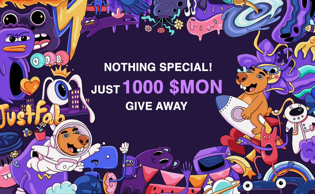 🔥BREAKING | Free 1000 $MON Are Available

From JustFAP with love! We are giving 1000 $MON for all the <a href="/monad_xyz/">Monad ⨀</a>  community! 

🔮Drop Your EVM Wallet Address
🔮Drop Your EVM Wallet Address
🔮Drop Your EVM Wallet Address

✅Please note that Like + RT = Eligible!
We will check