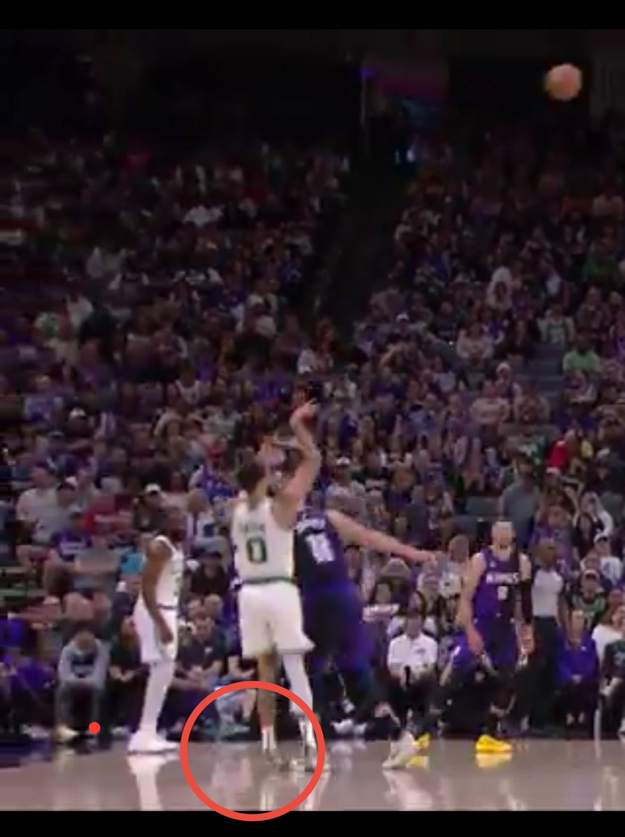 DrJesseMorse's tweet photo. Jayson Tatum - Boston Celtics

Left Ankle Sprain 

You can see Sabonis gets too close to Tatum’s left foot during his landing (arrow), causing Tatum to laterally roll his left ankle (circle).

This is likely to be a classic lateral ankle sprain. 

I’m assuming he will undergo an MRI today, which will determine the severity of the injury. 

Best case scenario is this is a grade 1 lateral ankle sprain, and he will be eligible to return in 7-10 days.

If this is closer to a grade 2, or the Celtics want to be extra careful, then he will likely miss closer to 3-4 weeks.

The NBA playoffs begin on April 19, and the Celtics are pretty much locked into the #2 seed, which is 26 days away. 

Either way, I think Tatum will be completely fine for the Celtics playoff run as they attempt to win back-to-back Championships.