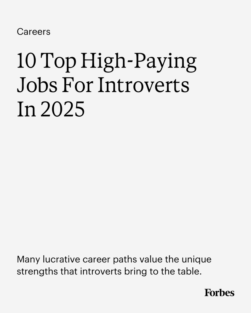 Fortunately, high-paying jobs aren't just reserved for those who thrive in highly social environments. trib.al/a1b8pLS