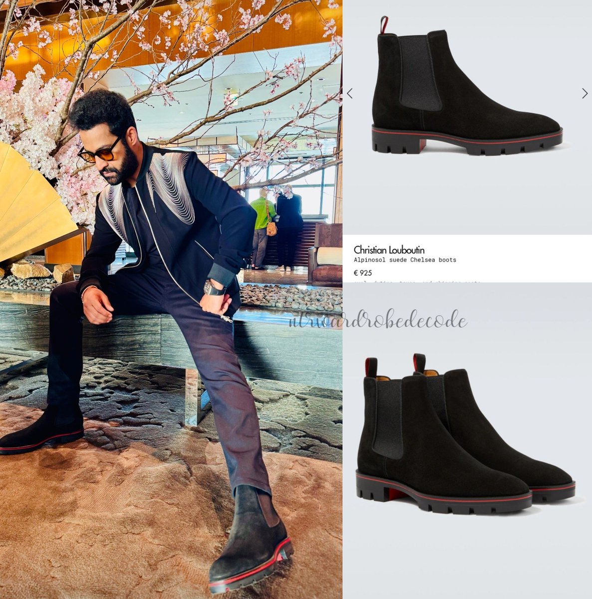 NTRWardrobe's tweet image. . @tarak9999 in Christian Louboutin Boots
Cost - €925 - 85,710 INR
#NTRWardrobeDecode
#ManOfMassesNTR