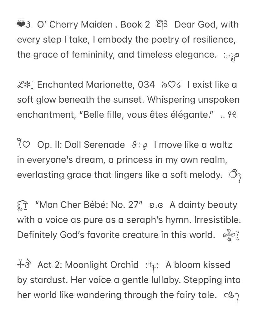 vosveux's tweet image. ⠀
Help repost, dear. Thank you!

Hello,  i'm  bringing  you  20  in  total  wording  bio  untuk  BA  dan  semua  tipe  akun!  Gratis  untuk  revisi  serta  beli  4  hanya  10.000  saja!  Check  ALT  untuk  code  &amp;amp;  harga,  dear.  #zonauang 
⠀