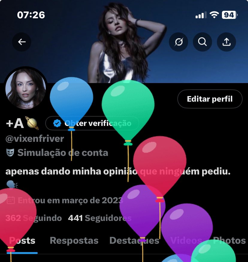e se sobe os balões!🥳