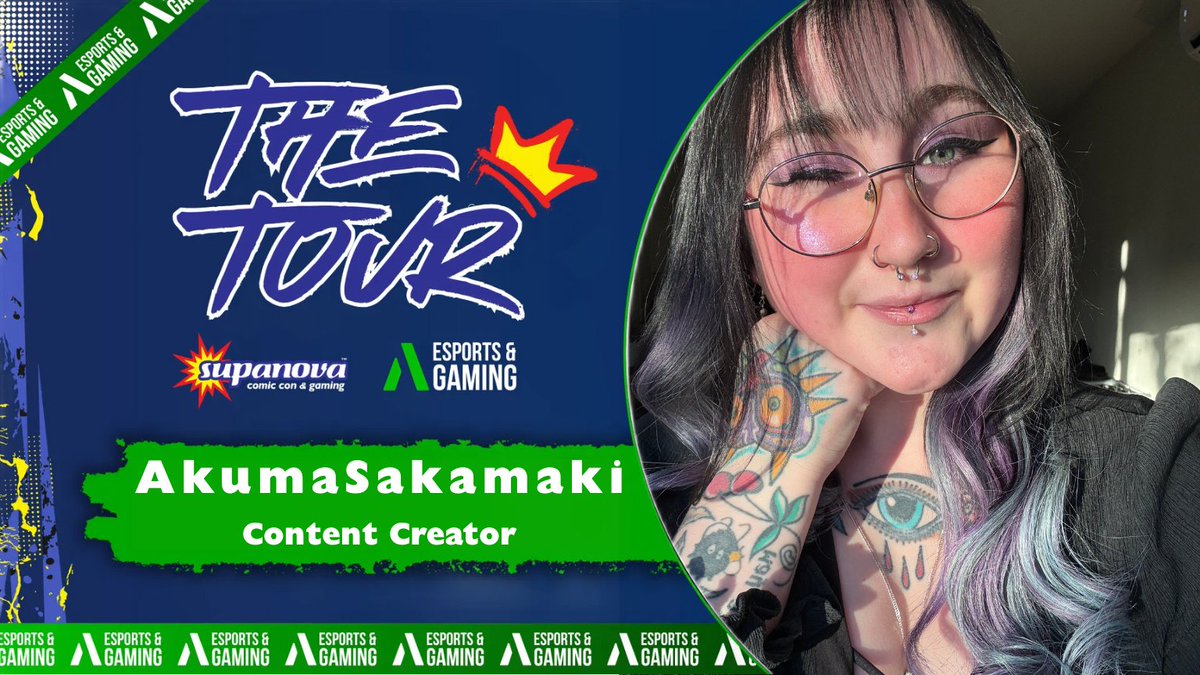 AkumaSakamaki's tweet photo. 💥AND ANOTHER ONE💥
I will be a Content Creator for @OzEsportsGaming at Supernova this year!
Get your tickets here➡️https://t.co/qzAQZTtc8m Who will I be seeing? 👀🩷
#TheTour #TheTourMelbourne #ausesports #TheTourPanel https://t.co/q7yrygE9FC