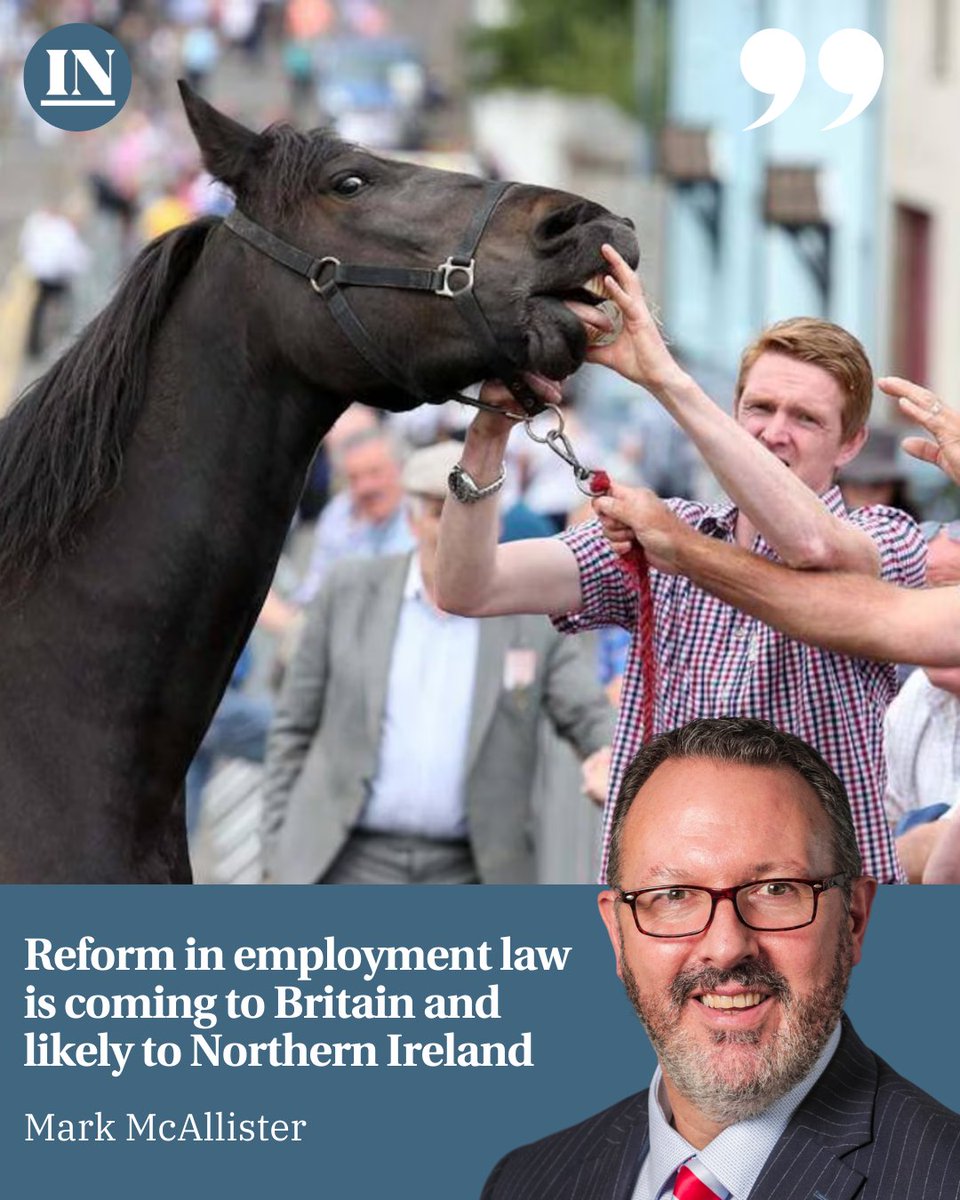 "Horse trading of a political kind in the employment law reform sphere would appear to be up and running across in Britain as the much-vaunted Employment Rights Bill gets under starter’s orders."

Read Mark McAllister: tinyurl.com/5x4mme6k
