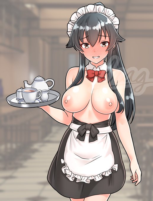 スケブリクで描かせていただいたメイド矢矧さんの差分です(◜ᴗ◝ )
#skeb 