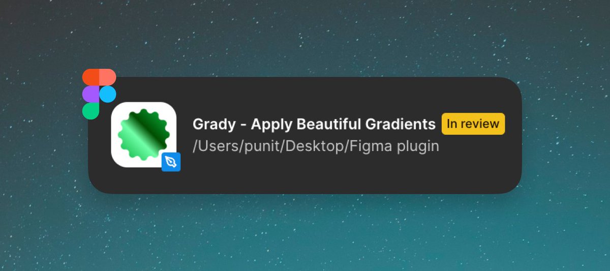 Vibe coded my first <a href="/figma/">Figma</a> plugin! Beautiful gradients coming soon :D

#figma #plugin #vibecoding <a href="/cursor_ai/">Cursor</a>