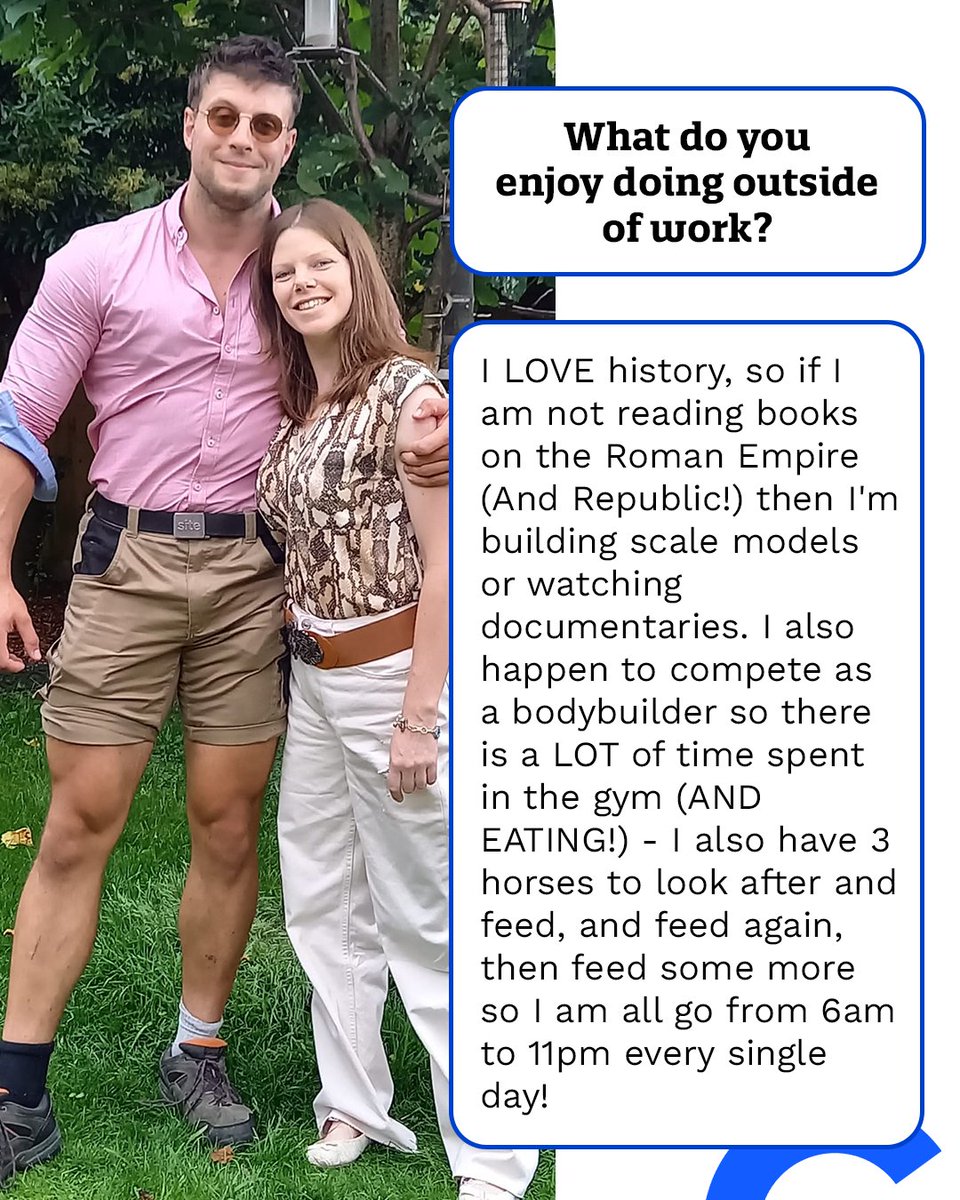 Meet Joshua Smith, our Deputy IT Service Manager, who keeps our IT operations running smoothly while juggling problem management and much more! 💻​

🔧 Outside of work, he enjoys reading history books and bodybuilding.​ Swipe to learn more about Joshua’s life in and out of work!