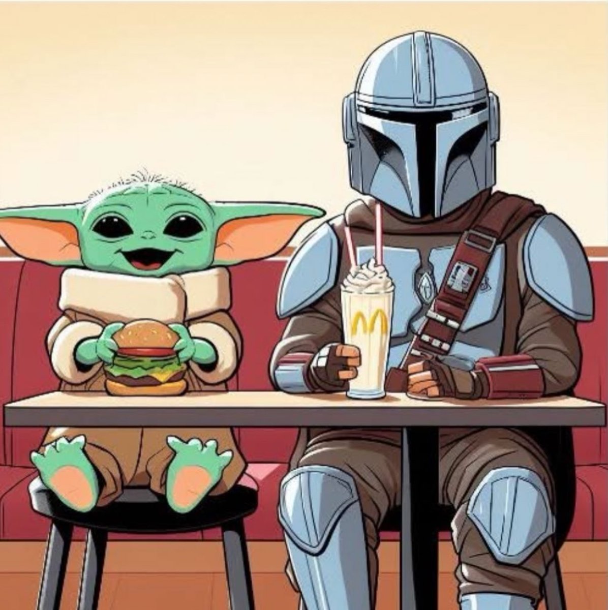 Everything is fine for #crypto holders.
Cheers from <a href="/McDonalds/">McDonald's</a> 😂💚🥂

$YODA $SOL #meme #crypto