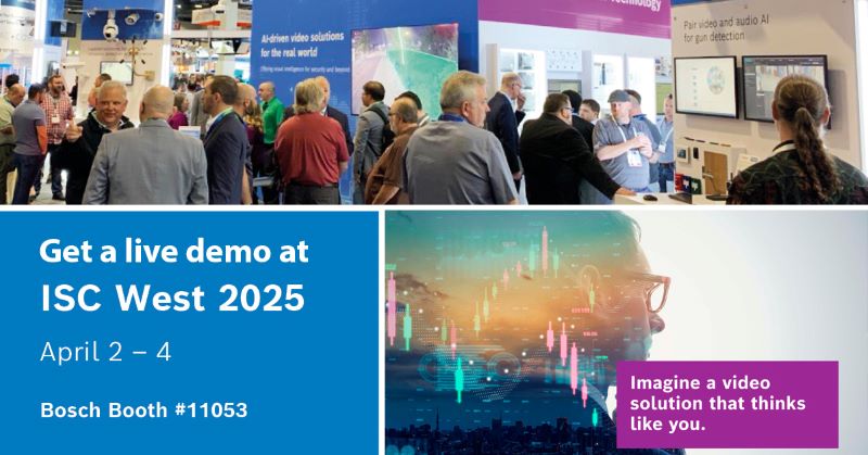 Imagine having a system that goes beyond object detection and motion sensing to provide contextual understanding and intelligent analysis of complex situations. Visit us April 2-4 at ISC West booth #11053 to find out more! bit.ly/427zJpL
#powertopredict #videoanalytics