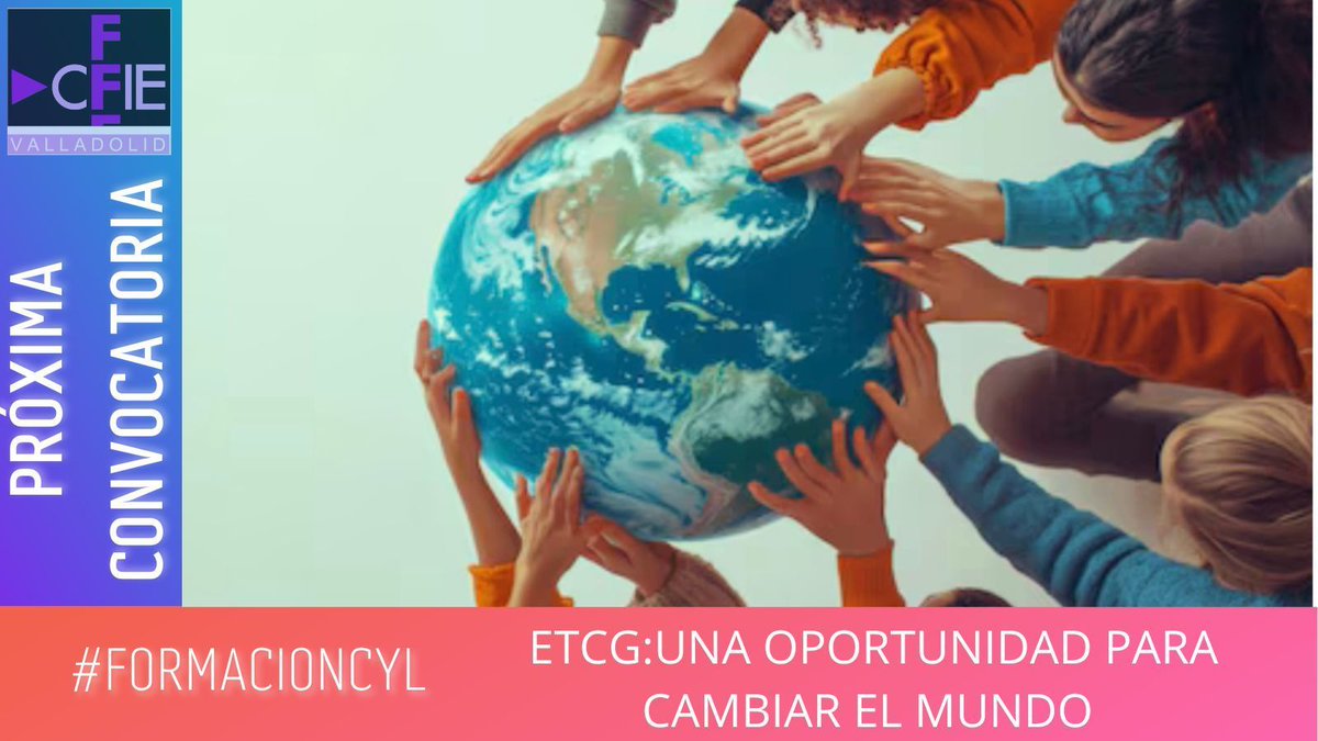 💡Tu labor es clave para construir un futuro mejor! 🚀
👉🏾 Jornada: Educación Transformadora para la Ciudadanía Global: una oportunidad para cambiar el mundo✨
🗓️ 10 de abril
📨Info: acortar.link/Mbv3ah
✍️ Inscripción: acortar.link/yuYMVj
¡Te esperamos!
<a href="/educacyl/">Educación JCyL</a>  
 #ETCG