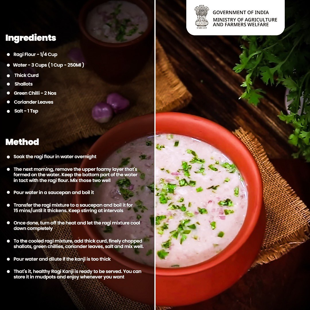 Sip, Slurp, Stay Cool!
Ragi Kanji – your summer chill pill in a bowl!
 #IYM2023 #RagiRefresh #SummerCool #HealthySips